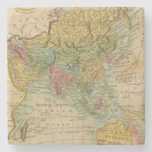 Asien 4 stenunderlägg (Framsidan)