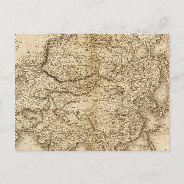 Asien 7 vykort (Framsida)