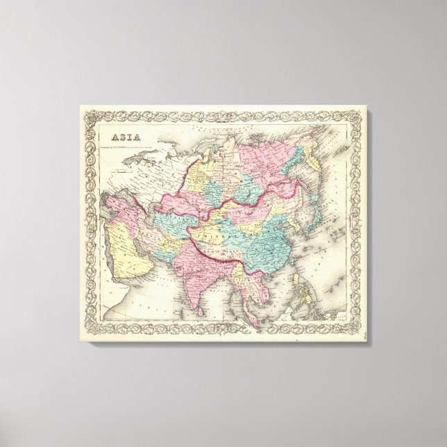 Asien 8 canvastryck (Framsida)