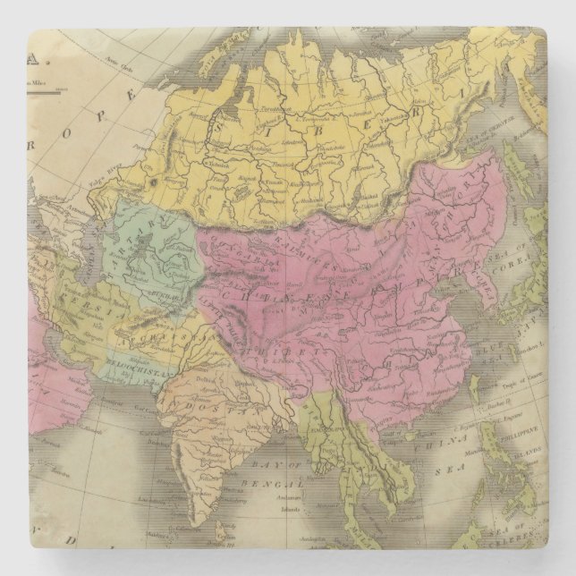 Asien 8 stenunderlägg (Framsidan)