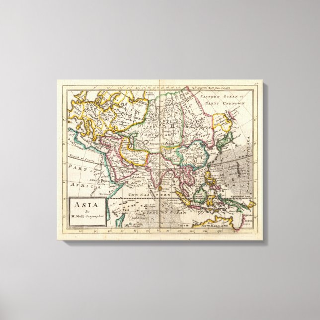 Asien 9 canvastryck (Framsida)