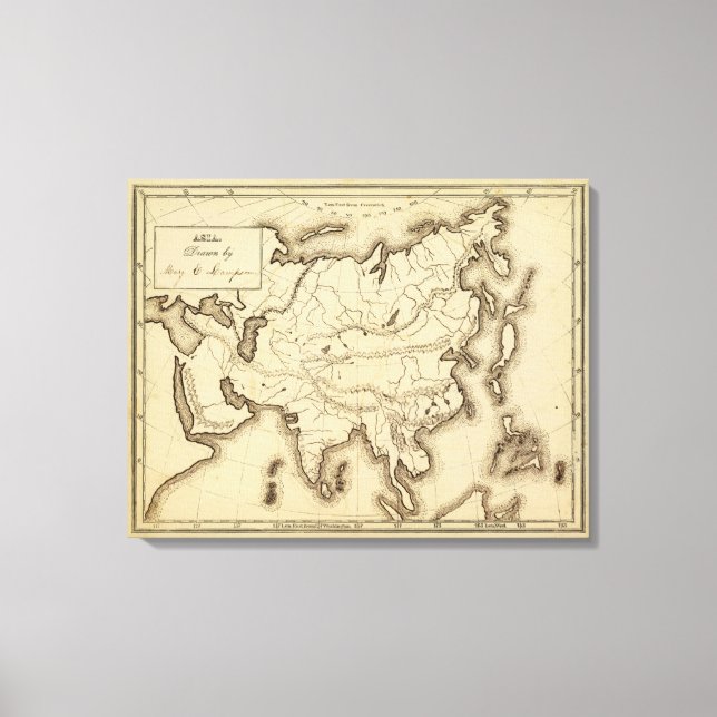 Asien 9 canvastryck (Framsida)