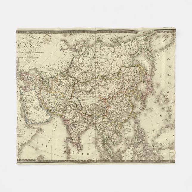 Asien 9 fleecefilt (Framsidan (Horisontell))