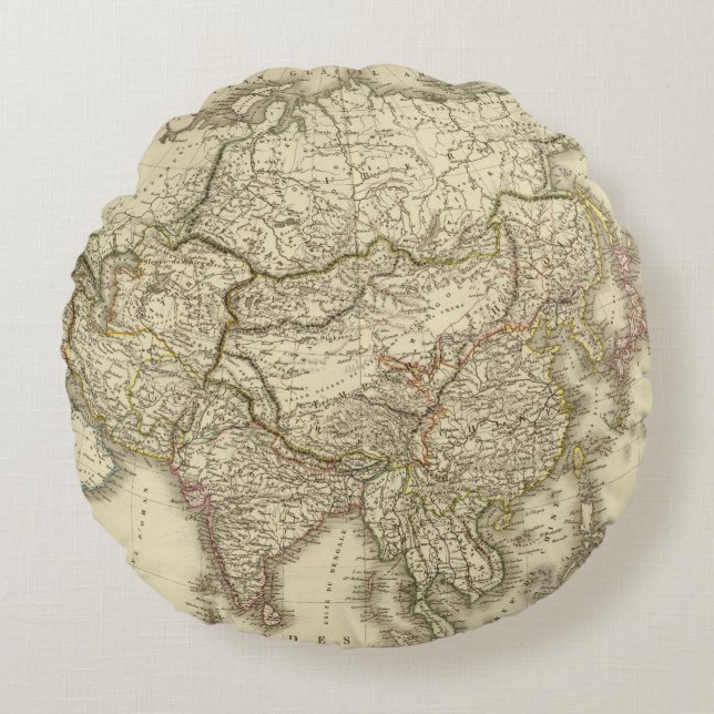 Asien 9 rund kudde (Framsidan)