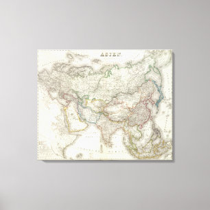 Asien - Asien Canvastryck