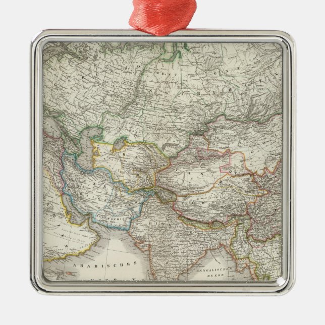 Asien - Asien Julgransprydnad Metall (Framsidan)