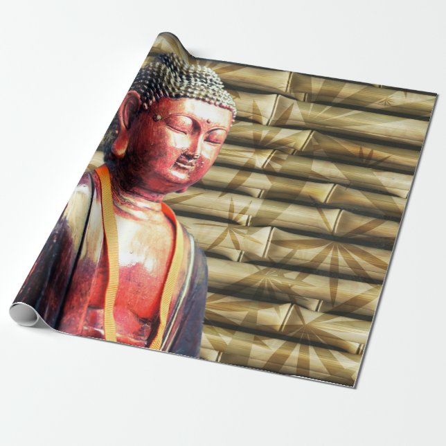 Asien Buddha Presentpapper (Utrullad)