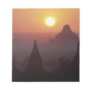 Asien, Burma, (Myanmar), Pagan (Bagan) Templet Anteckningsblock