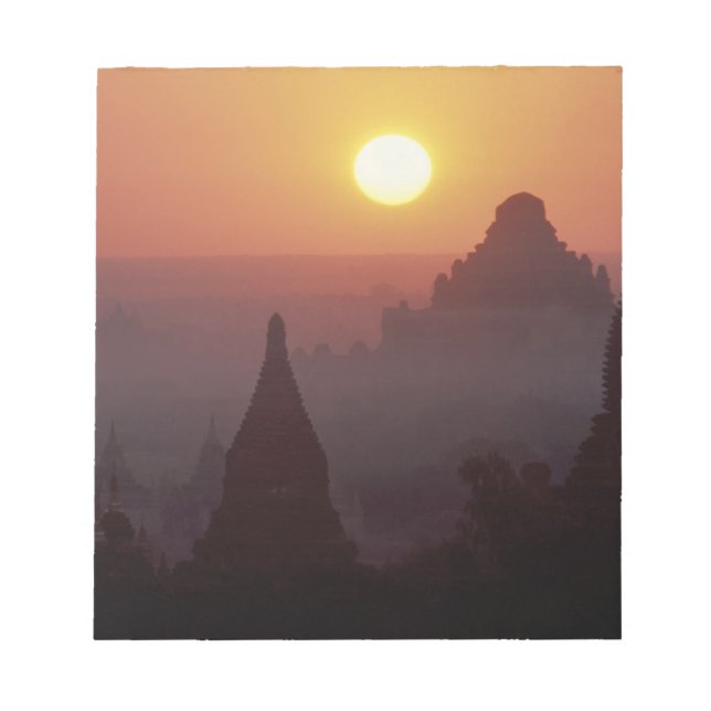 Asien, Burma, (Myanmar), Pagan (Bagan) Templet Anteckningsblock (Framsida)