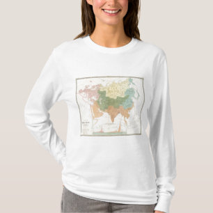 Asien Europa flodsystem T Shirt