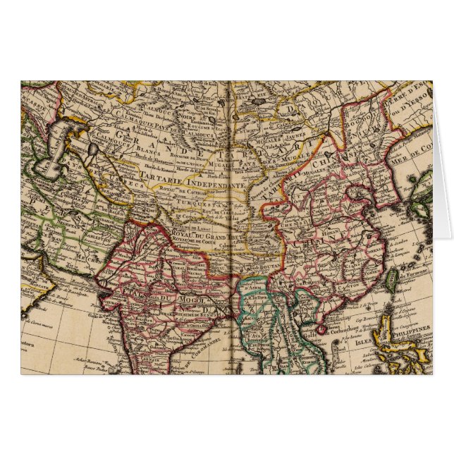 Asien Hälsningskort (Framsidan Horizontal)