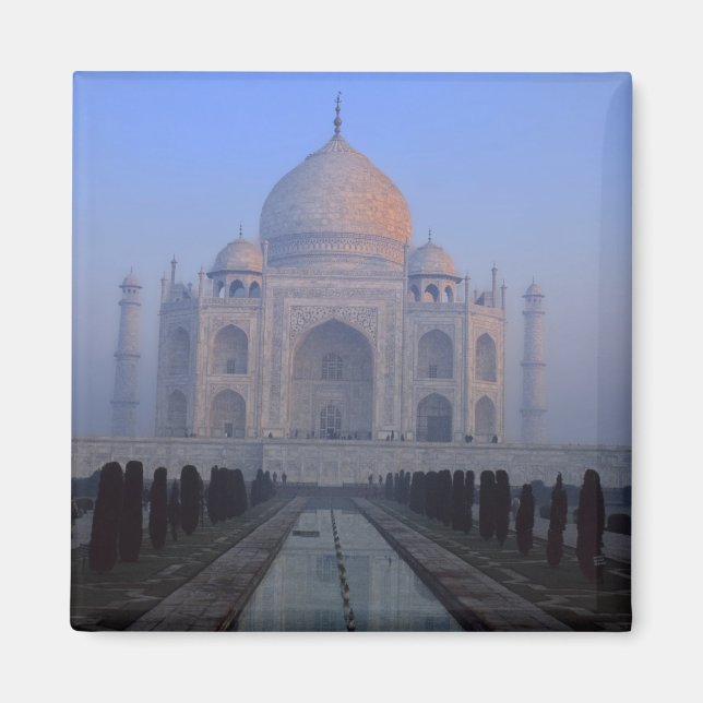 Asien; Indien; Agra. Taj Mahal. Magnet (Framsidan)