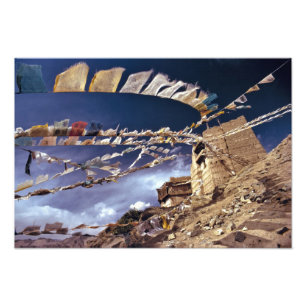 Asien, Indien, Ladakh, Leh. Känd som Lilla Fototryck