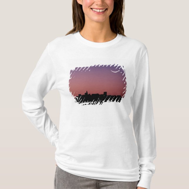 Asien, Indien, Rajasthan, Jaipur. En halvmåne Tee Shirt (Framsida)