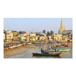 Asien, Indien, Tamil Nadu, Kanniyakumari Fototryck