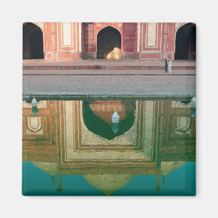 Asien, Indien, Uttar Pradesh, Agra. På 2 Magnet