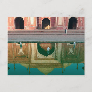 Asien, Indien, Uttar Pradesh, Agra. På 2 Vykort