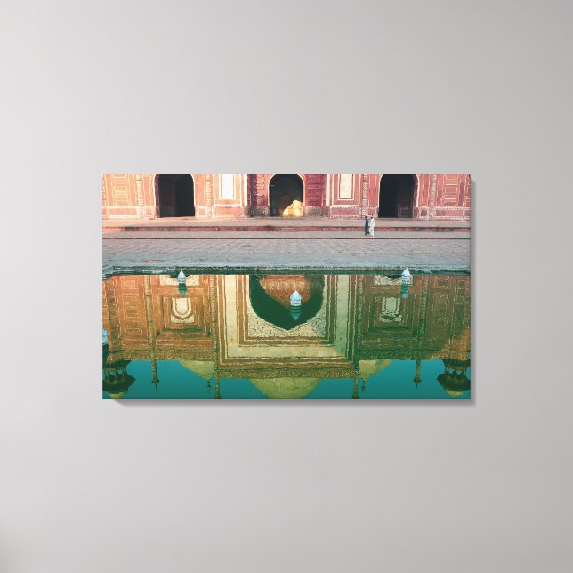 Asien, Indien, Uttar Pradesh, Agra. På Canvastryck (Framsida)