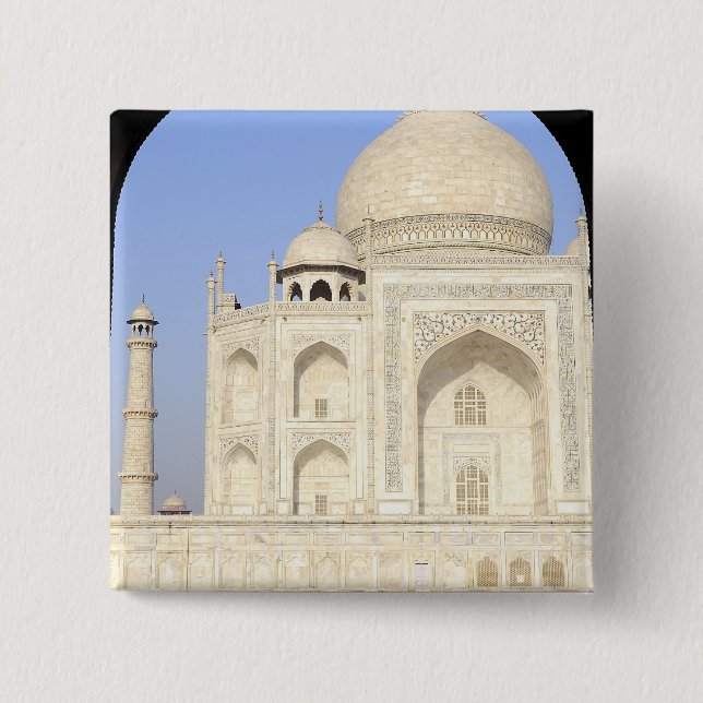 Asien, Indien, Uttar Pradesh, Agra. Taj 2 Knapp (Framsida)