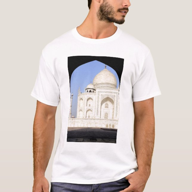Asien, Indien, Uttar Pradesh, Agra. Taj 2 T-shirt (Framsida)