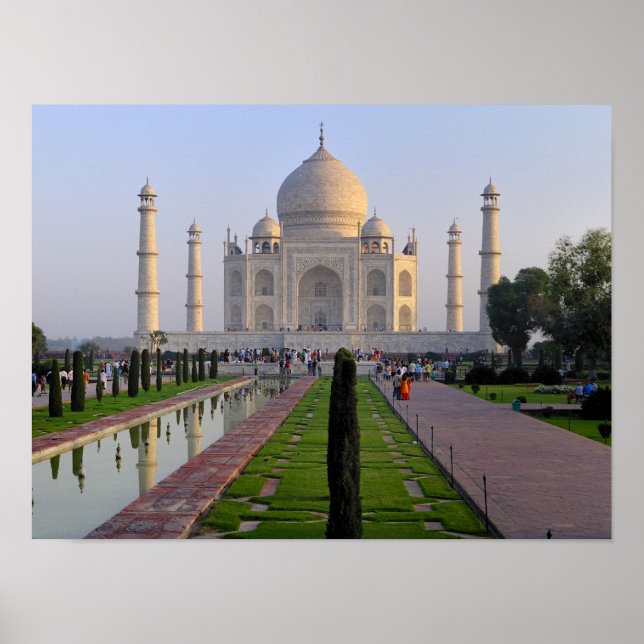 Asien, Indien, Uttar Pradesh, Agra. Taj 3 Poster (Framsidan)
