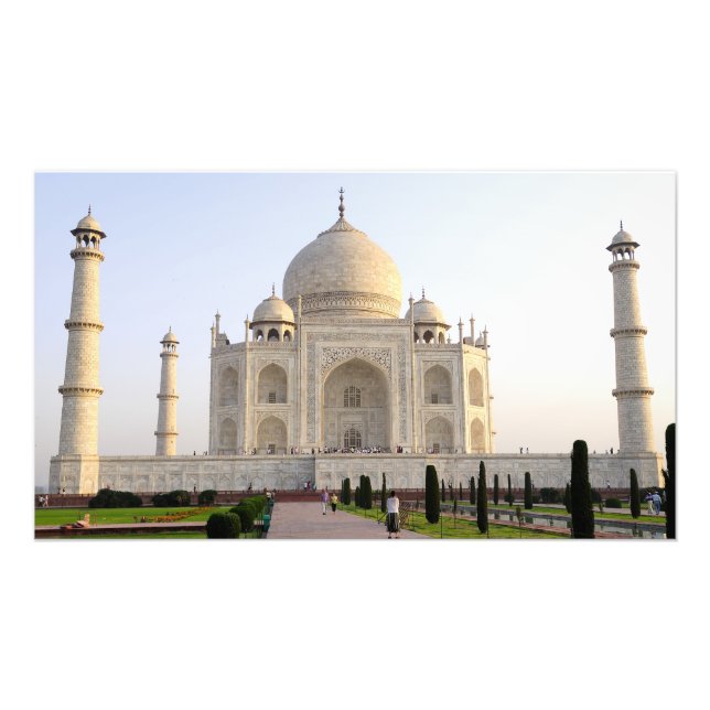 Asien, Indien, Uttar Pradesh, Agra. Taj 6 Fototryck (Framsidan)