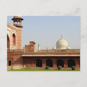 Asien, Indien, Uttar Pradesh, Agra. Taj 6 Vykort