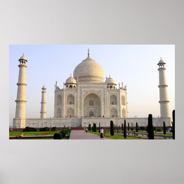 Asien, Indien, Uttar Pradesh, Agra. Taj 8 Poster (Framsidan)