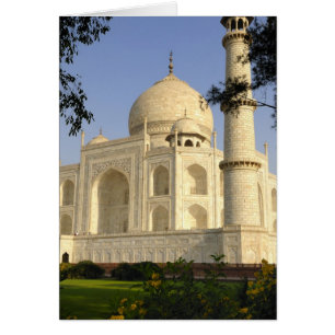 Asien, Indien, Uttar Pradesh, Agra. Taj Hälsningskort