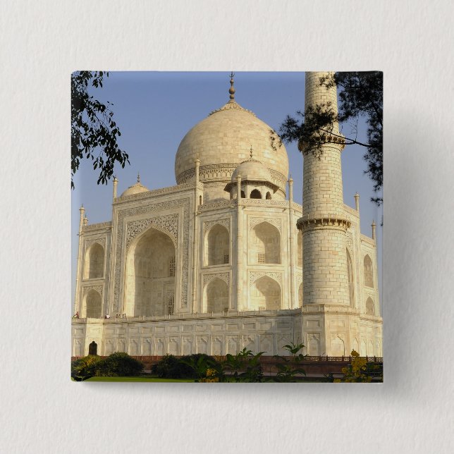 Asien, Indien, Uttar Pradesh, Agra. Taj Knapp (Framsida)