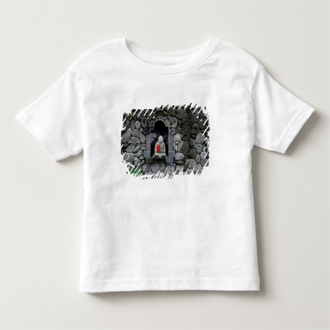 Asien, Indonesien, Bali. En shrine av Buddha T-shirt (Framsida)