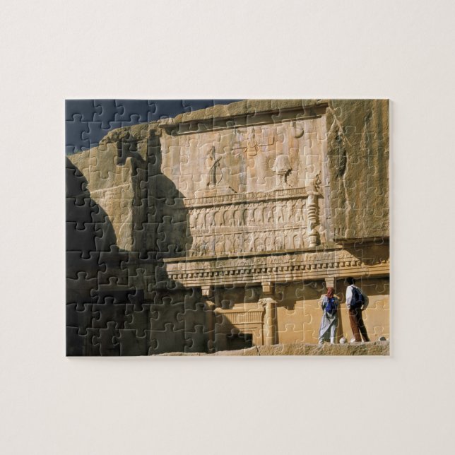 Asien, Iran, Persepolis.Grav i Darius Underbaren. Pussel (Horisontell)