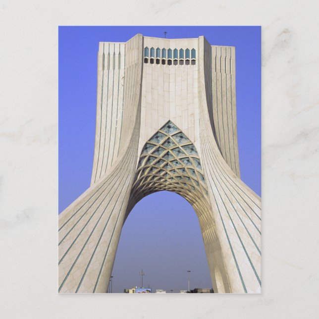Asien, Iran, Teheran. Frihetsmonumentet i Azadi Vykort (Framsida)