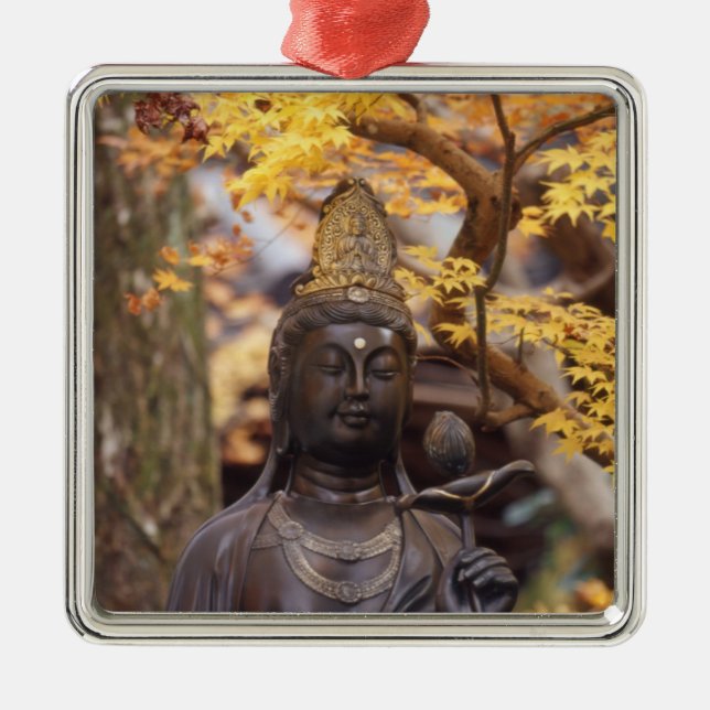 Asien, Japan, Buddha Julgransprydnad Metall (Framsidan)