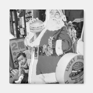 Asien, Japan, Hakodate. Tomte i Japan Magnet