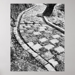Asien, Japan, Hakone. Walkway by Sjö Ashinoko Poster