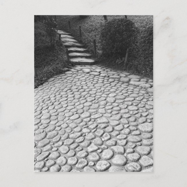 Asien, Japan, Hiroshima. Detalj Shukkei, en Vykort (Framsida)