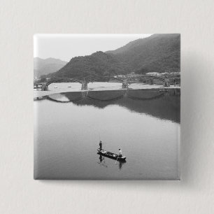 Asien, Japan, Iwakuni. Fiskare och historisk 2 Knapp
