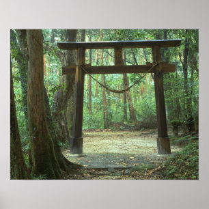 Asien, Japan, Kagoshima, Yakushima, Bergen Poster