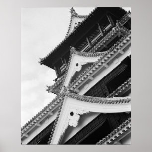 Asien, Japan, Kumamoto. Detalj av Kumamoto, Poster
