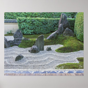 Asien, Japan, Kyoto, Daitokuji Temple, Zuiho-in Poster