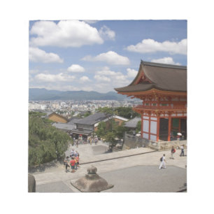 Asien, Japan, Kyoto, Kiyomizu-templet Anteckningsblock