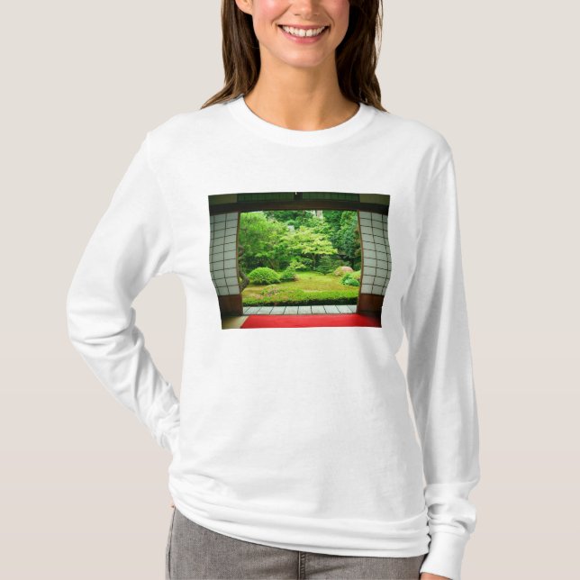 Asien, Japan, Kyoto. Zen Garden 2 T-shirt (Framsida)