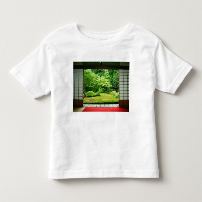 Asien, Japan, Kyoto. Zen Garden 2 Tee (Framsida)