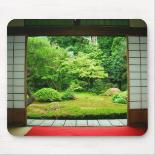Asien, Japan, Kyoto. Zen-trädgård 2 Musmatta