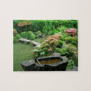 Asien, Japan, Kyoto. Zen-trädgård Pussel