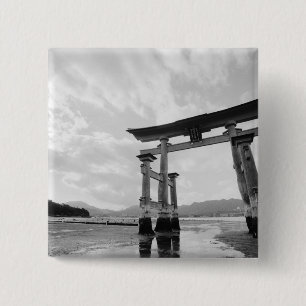 Asien, Japan, Myajima. Torri-grind 2 Knapp