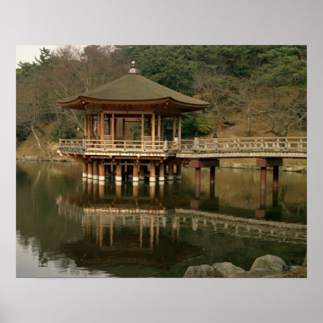 Asien, Japan, Nara, Tempels i Nara Poster (Framsidan)