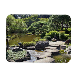 Asien, Japan, Tokyo. Den japanska trädgården vid Magnet