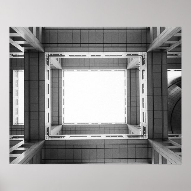 Asien, Japan, Tokyo. Fuji TV Byggnad tittar Poster (Framsidan)